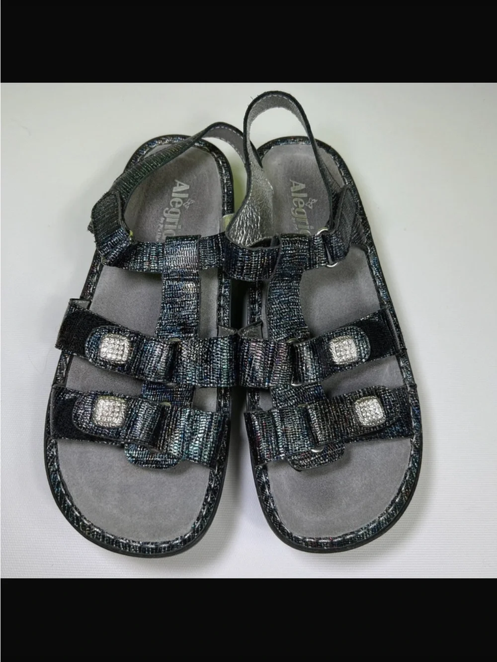 Alegria Kleo Sandals Pebble Leather Wedge Shoes Comfort size 42 (11.5 US)